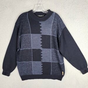 Ermenegildo Zegna Sport Wool Tencel Sweater Crew Neck made‎ in Italy Mens XXL
